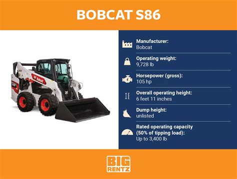 what is the biggest skid steer bobcat makes|s86 skid steer loader.